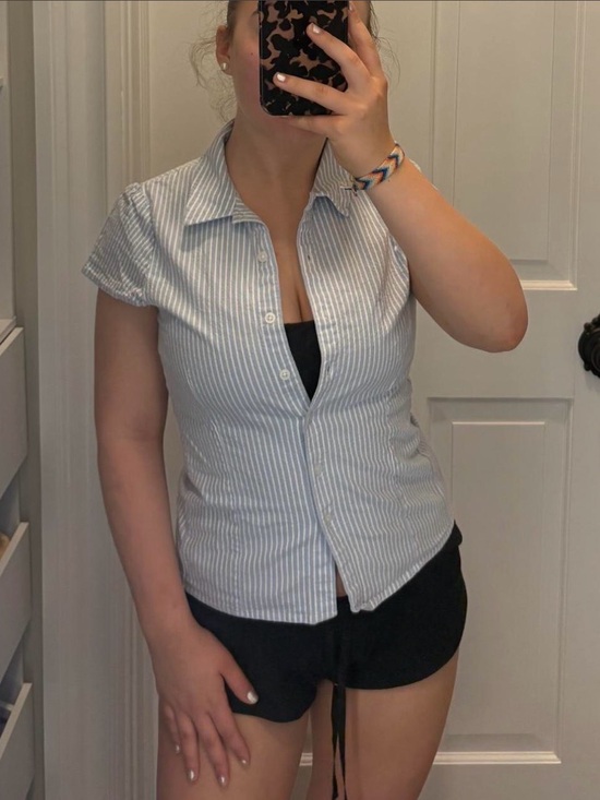 Brandy Melville Tops - Brandy Melville Cotton Button up